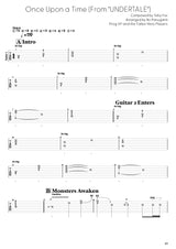Once Upon a Time (From UNDERTALE) - Prog XP (Digital Guitar Tabs)