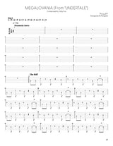 MEGALOVANIA (From UNDERTALE) - Prog XP (Digital Guitar Tabs)