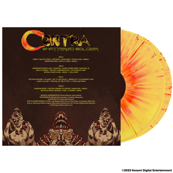 Contra: Shattered Soldier (Original Video Game Soundtrack) - Konami Kukeiha Club (2xLP Vinyl Record) - STS Limited Edition