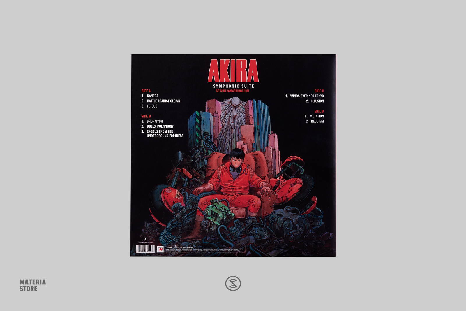 Akira (Symphonic Suite) - Geinoh Yamashirogumi (2xLP Vinyl Record) Akira (Symphonic Suite) - Geinoh Yamashirogumi (2xLP Vinyl Record)