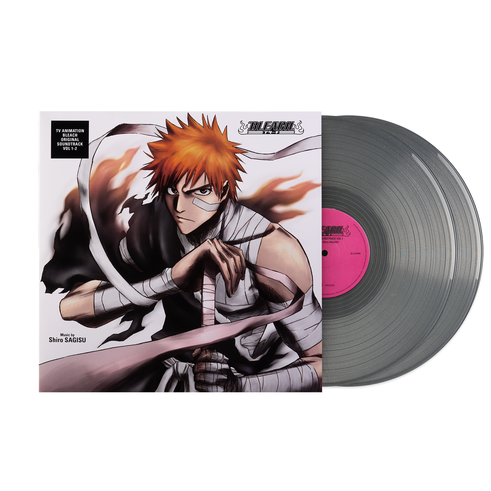 BLEACH (Original Soundtrack) - Shiro SAGISU (2xLP Vinyl Record - Clear