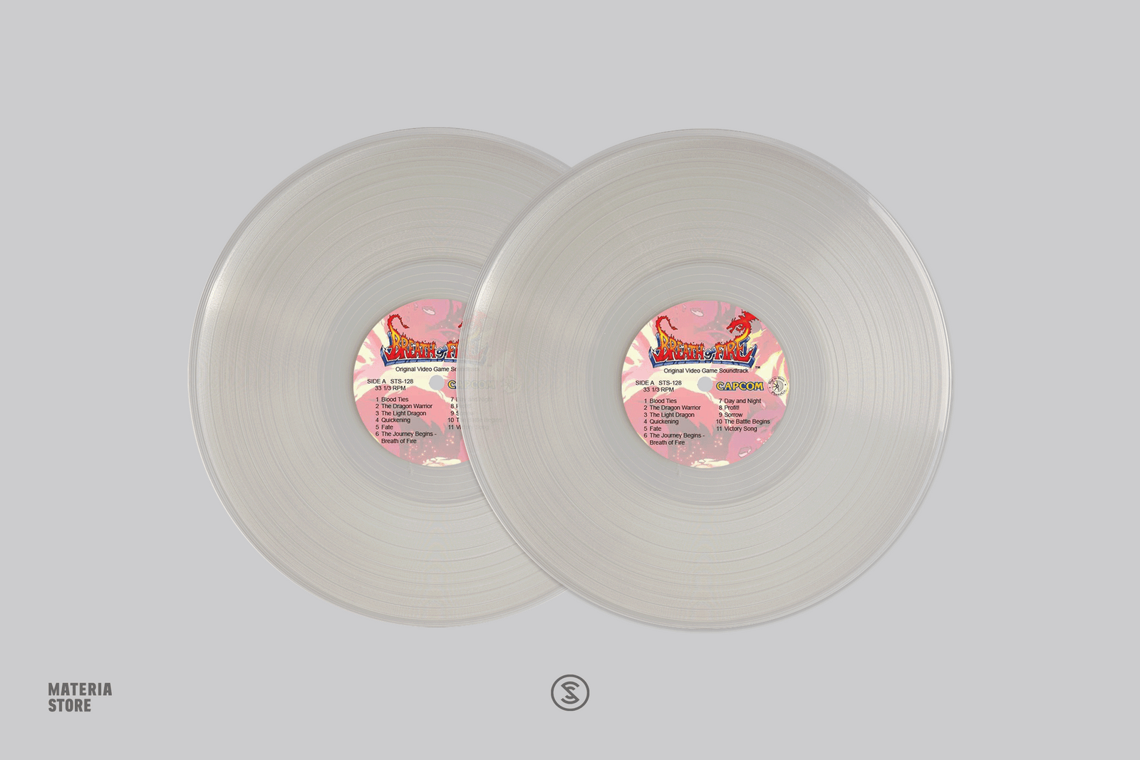ブレスオブファイア1,2,3 限定盤 Clear Vinyl LP アナログ Breath of Fire - Capcom Sound Team (2xLP Vinyl Record) - Clear Vinyl