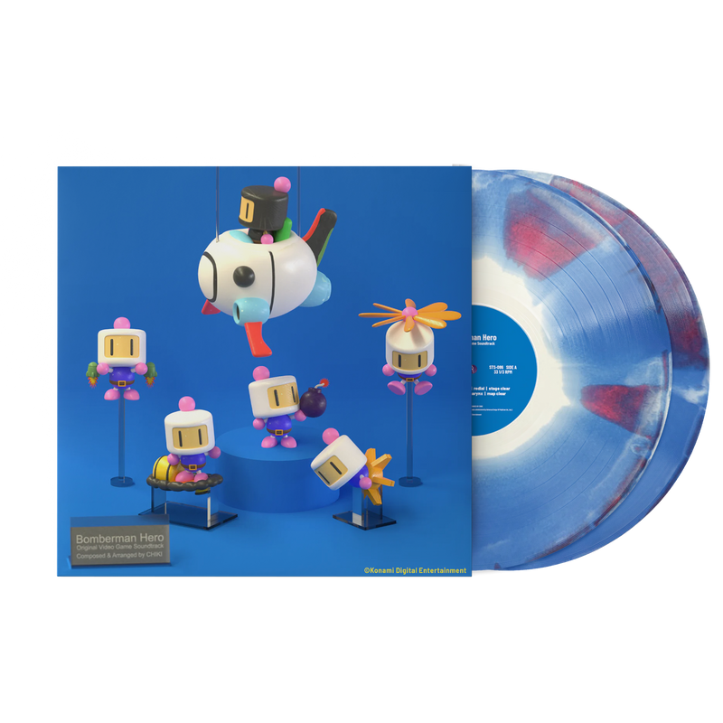 Bomberman Hero (Original Soundtrack) - Jun Chikuma (2xLP Vinyl Record)