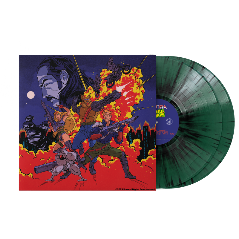 Contra: Hard Corps (Original Video Game Soundtrack) - KONAMI Kukeiha Club (2xLP Vinyl Record) [Materia Exclusive Green/Black Splatter]