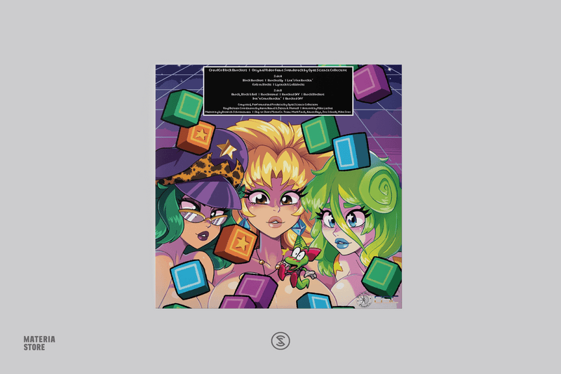 CrawlCo Block Knockers (Original Video Game Soundtrack) - Opus Science Collective (1xLP Vinyl Record) - Glow in the Dark Vinyl