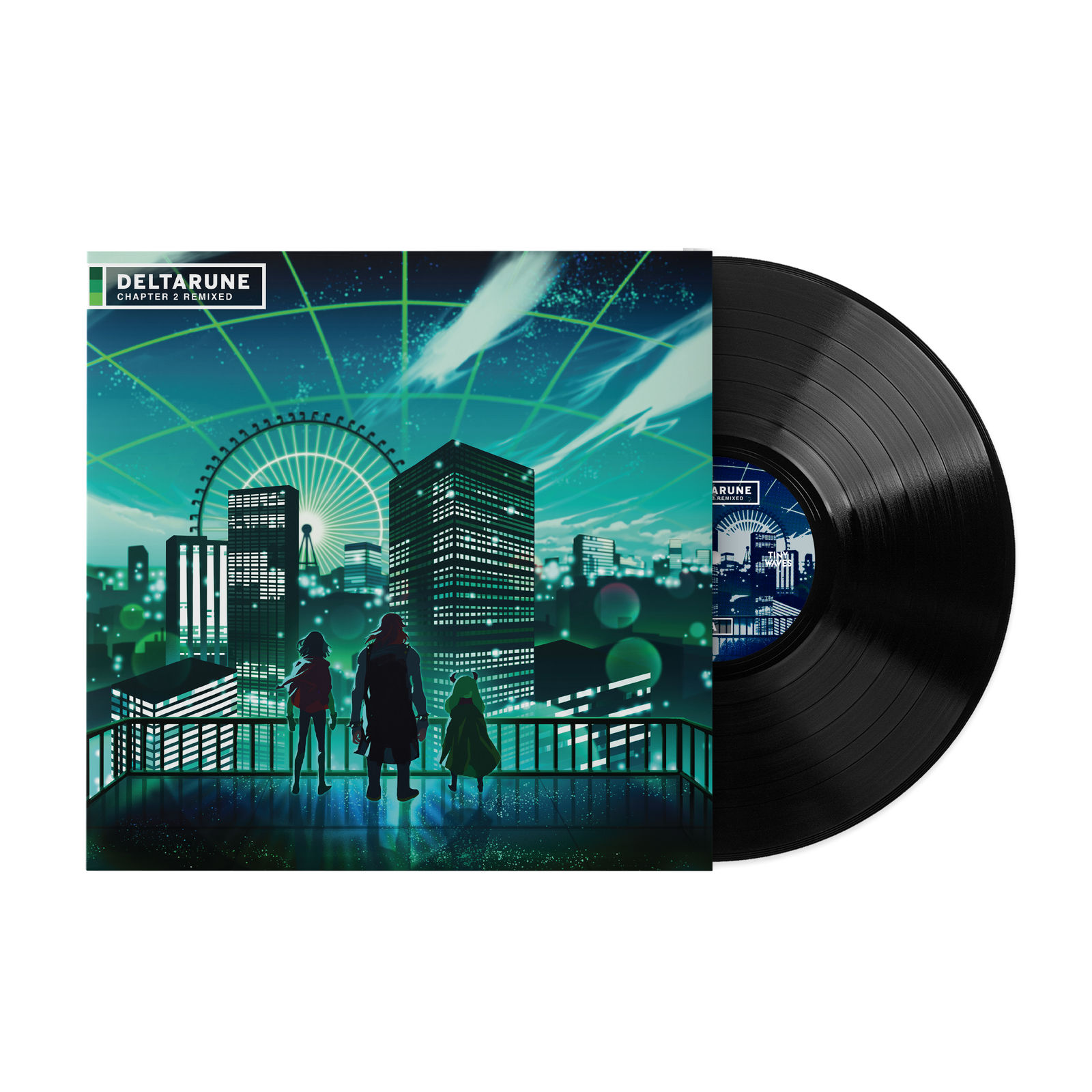DELTARUNE Chapter 2 Remixed - Firaga & Tiny Waves (1xLP Vinyl Record)
