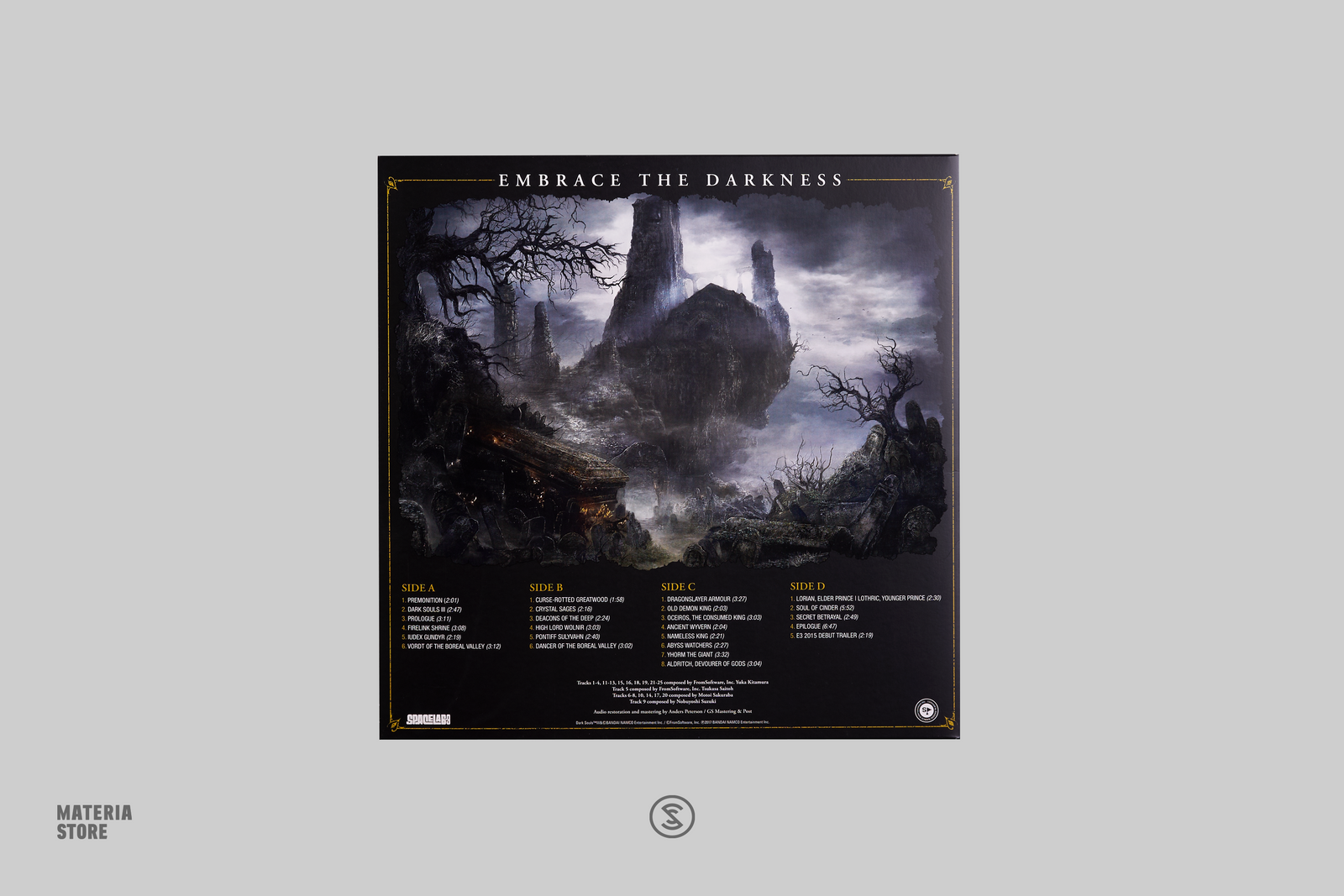 Dark Souls III: Original Game Soundtrack - Motoi Sakuraba & Yuka Kitamura  (2xLP Vinyl Record) [Praise the Sun Variant]