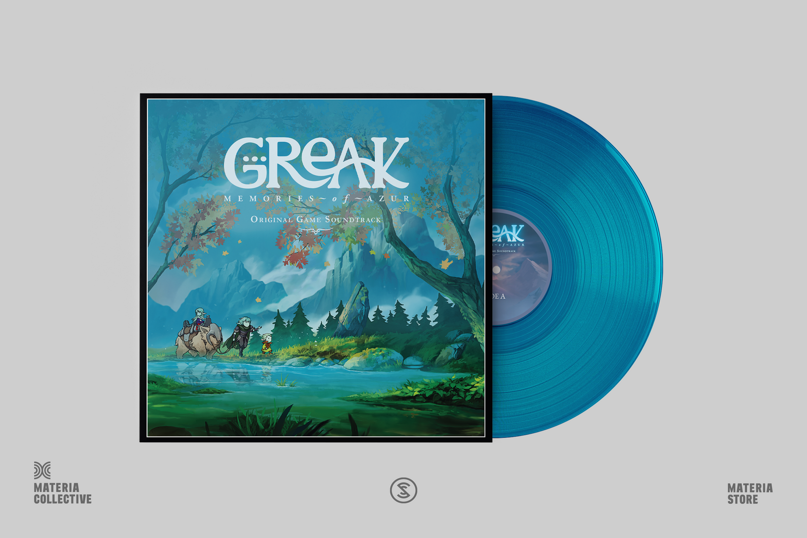 Greak: Memories of Azur (Original Game Soundtrack) (1xLP Sea Blue Viny