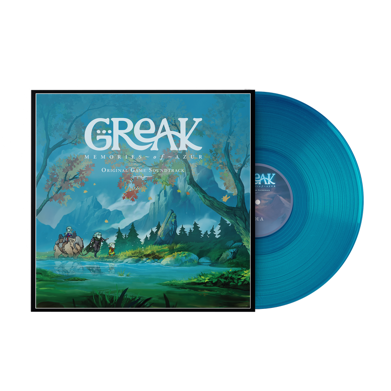 Greak: Memories of Azur (Original Game Soundtrack) (1xLP Sea Blue Vinyl Record)