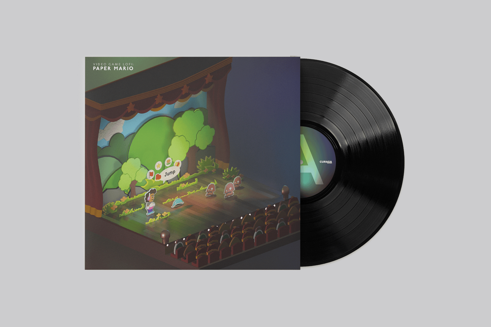 完売　入手困難　LoFi: Paper Mario (アナログレコード) Video Game LoFi: Paper Mario - Hotline Sehwani (1xLP Vinyl Record)