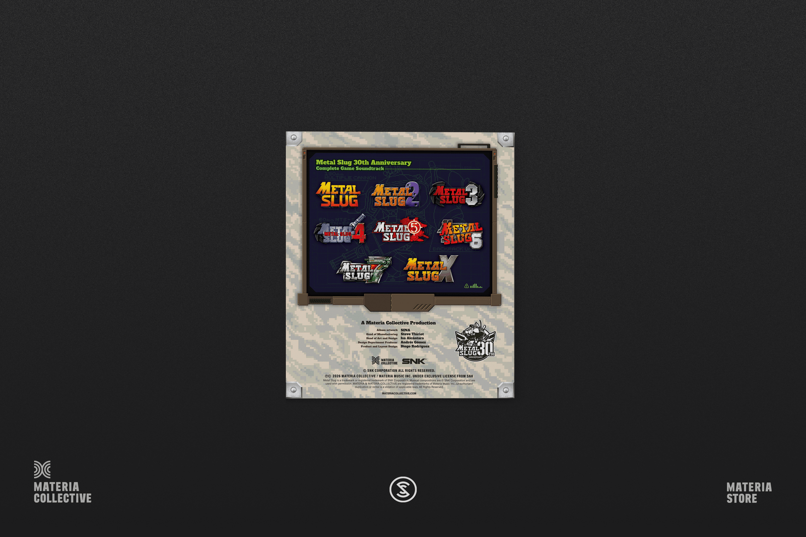 Metal Slug: 30th Anniversary (Complete Game Soundtrack) - SNK Sound Te