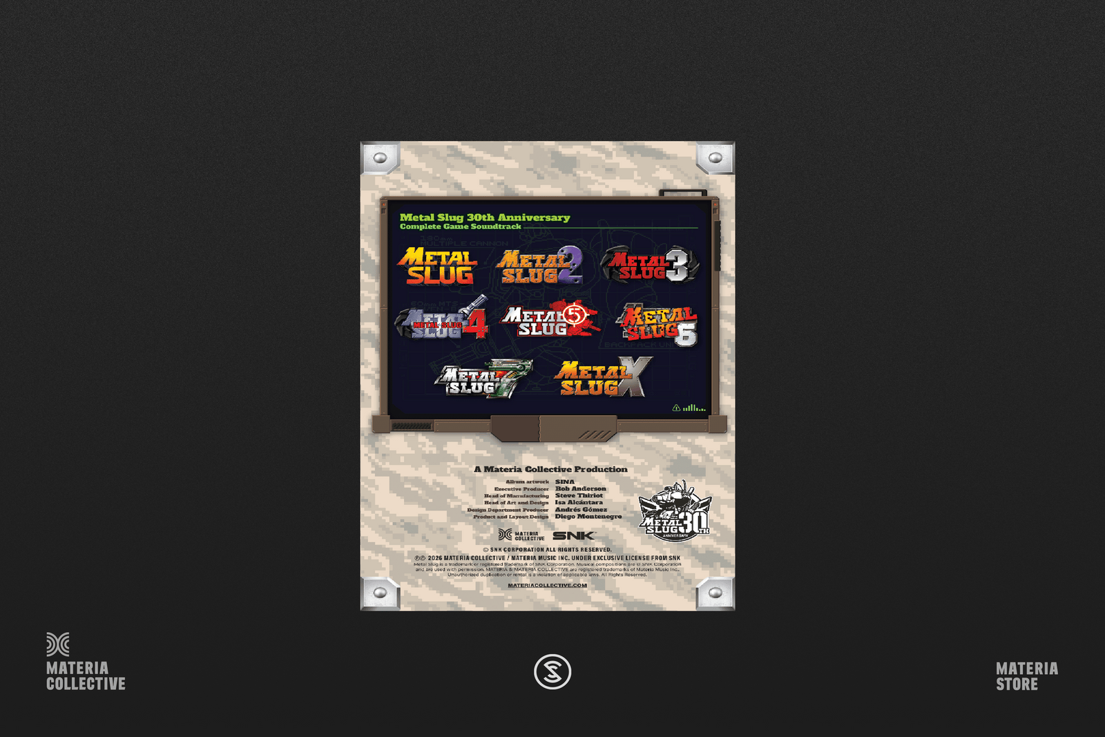 Metal Slug: 30th Anniversary (Complete Game Soundtrack) - SNK Sound Te