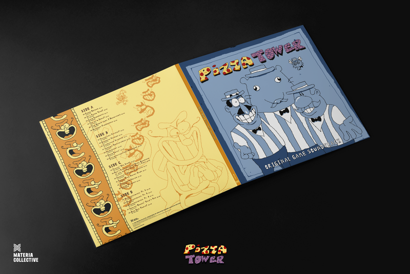 Pizza Tower (Original Game Soundtrack) - Mr. Sauceman, ClascyJitto, & Post Elvis (2xLP Vinyl Record)