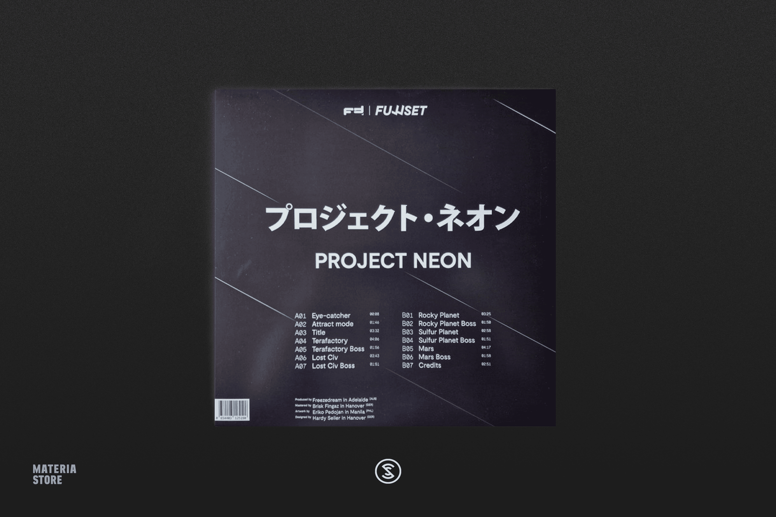 Project Neon (Original Soundtrack) - Freezedream (1xLP Vinyl Record)