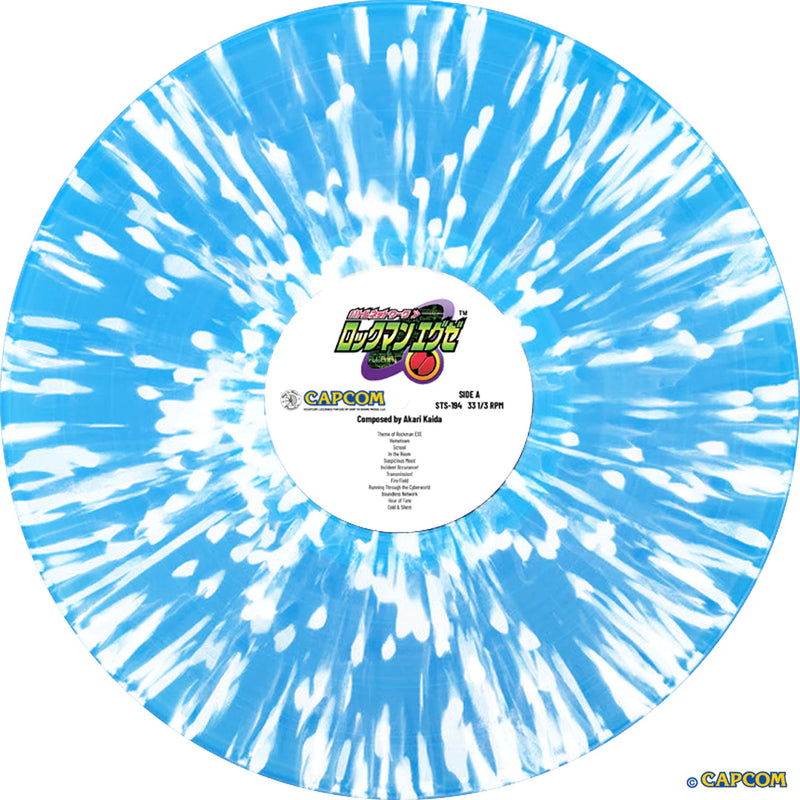 Mega Man Battle Network (Original Video Game Soundtrack) - Akari Kaida (1xLP Vinyl Record) [Blue/White Splatter Varinat]