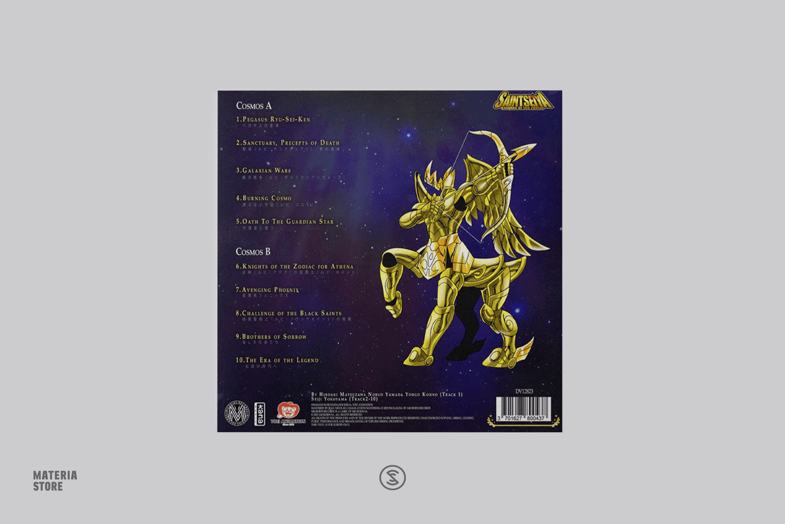 Saint Seiya Volume 1 (Original Soundtrack) - Seiji Yokoyama (1xLP Viny