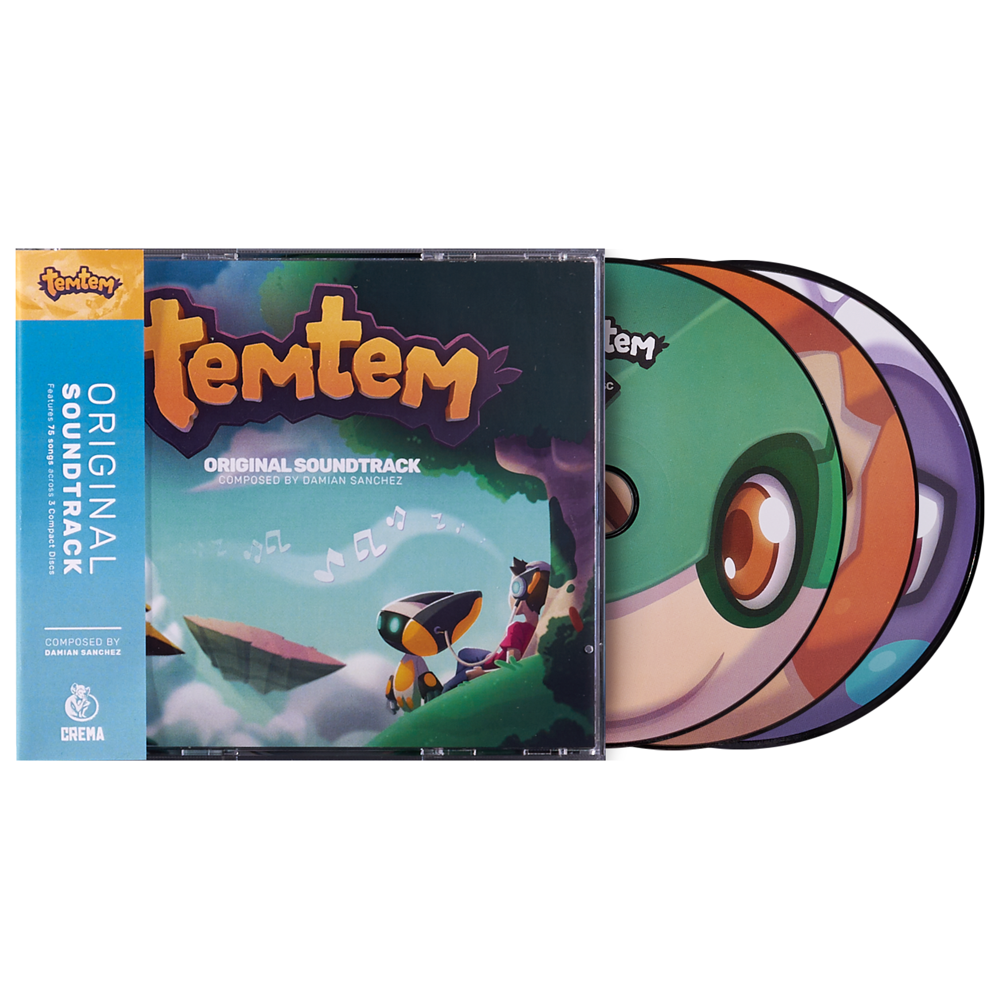 Temtem (Original Soundtrack) - Damian Sanchez (3x Compact Disc)