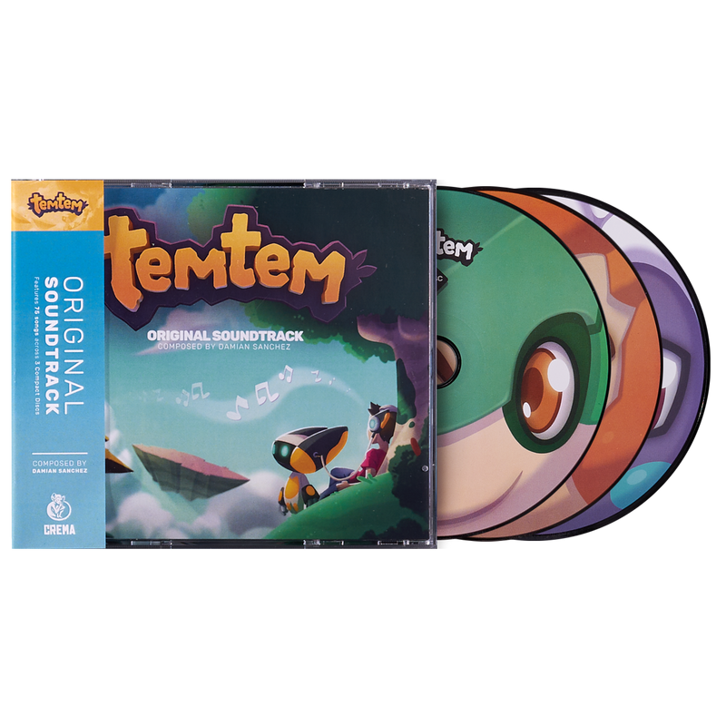Temtem (Original Soundtrack) - Damian Sanchez (3x Compact Disc)