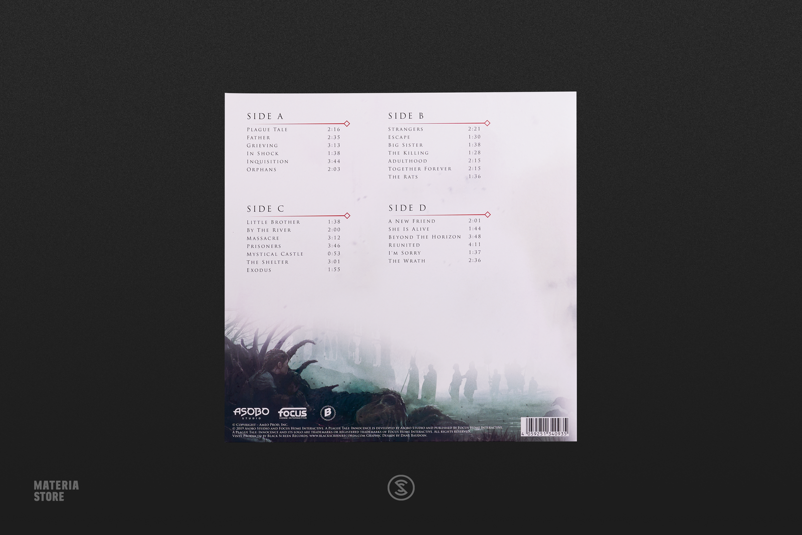 A Plague Tale: Innocence (Original Soundtrack) - Olivier Derivière (2x