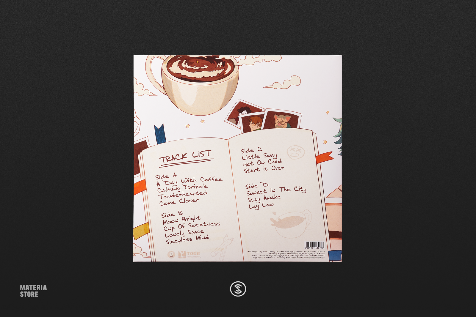 Coffee Talk (Original Game Soundtrack) - Andrew Jeremy (2xLP Vinyl Rec