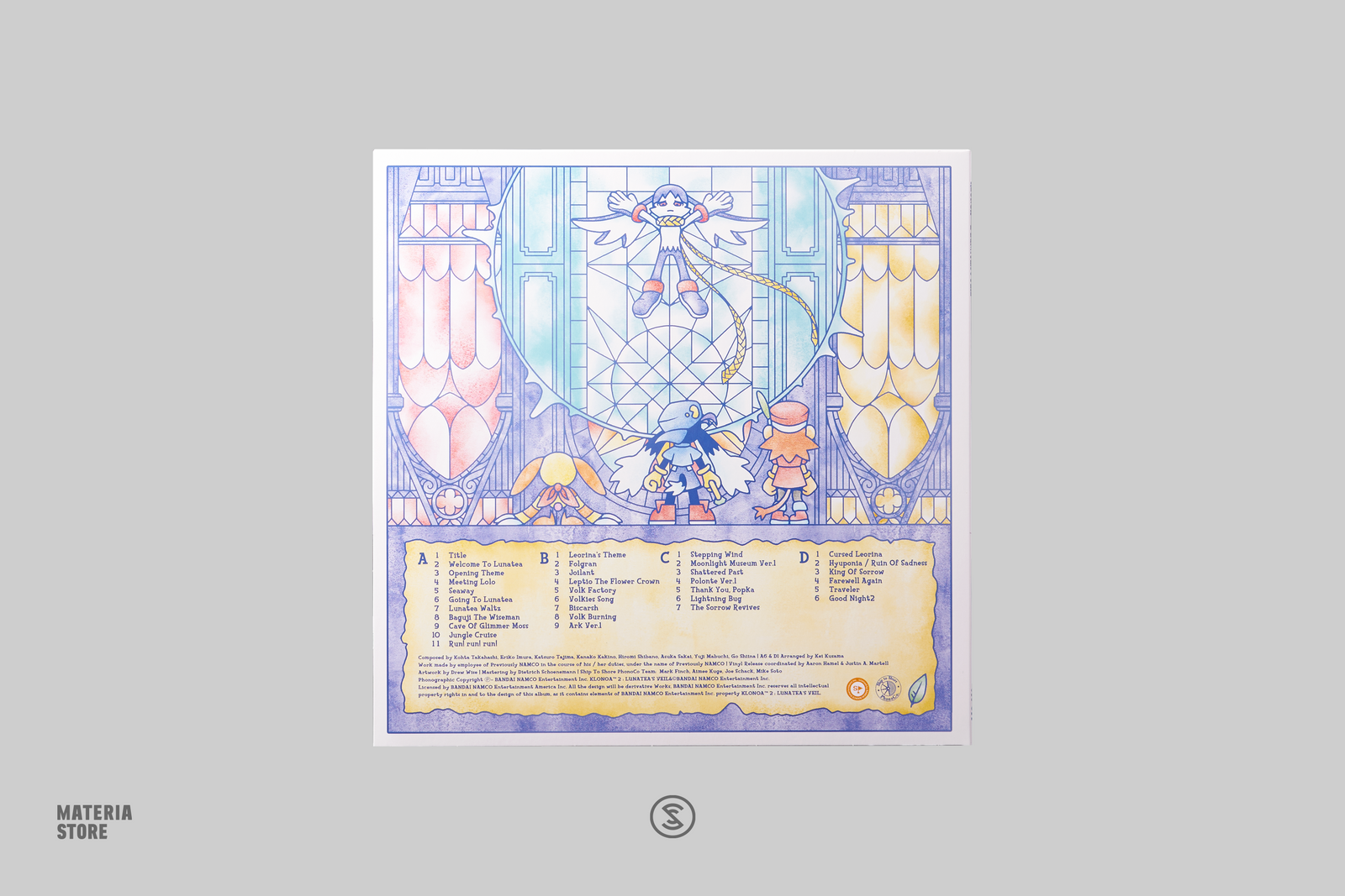 Klonoa 2 Lunatea's Veil Video Game Soundtrack - 2x CLEAR VINYL LP, Brand New Pressing!
