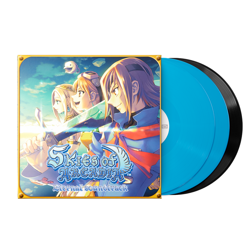 Skies of Arcadia Eternal Soundtrack - Yutaka Minobe & Tatsuyuki Maeda (3xLP Vinyl Record)