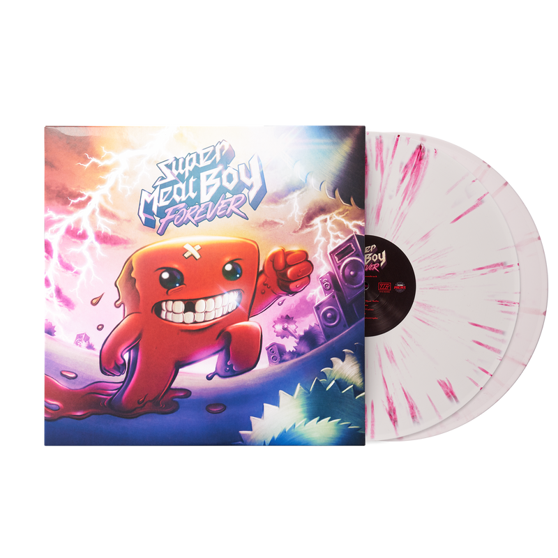 Super Meat Boy Forever (Original Soundtrack) - Ridiculon (Exclusive Red+Pink 2xLP Vinyl Record)