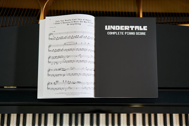 Undertale Complete Piano Score (Physical Sheet Music Book)
