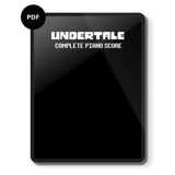 Undertale Complete Piano Score (Digital Sheet Music) Music