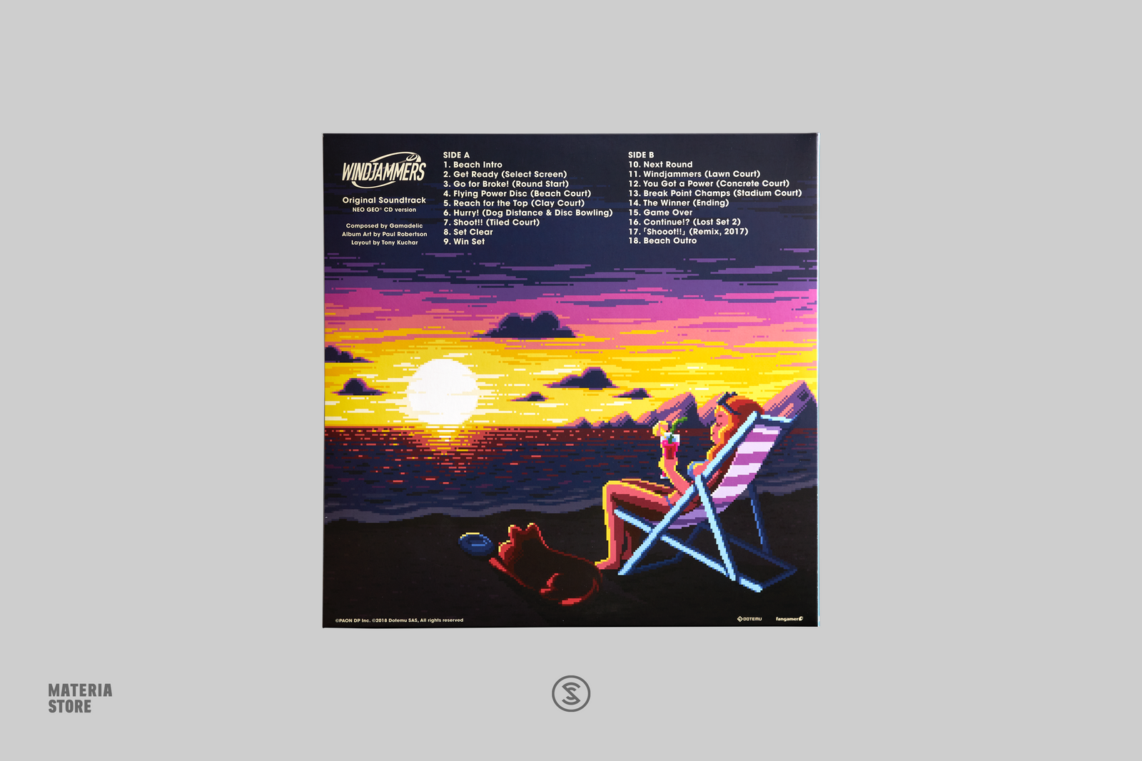 Windjammers (Original Game Soundtrack) - Gamadelic (1xLP Vinyl Record)