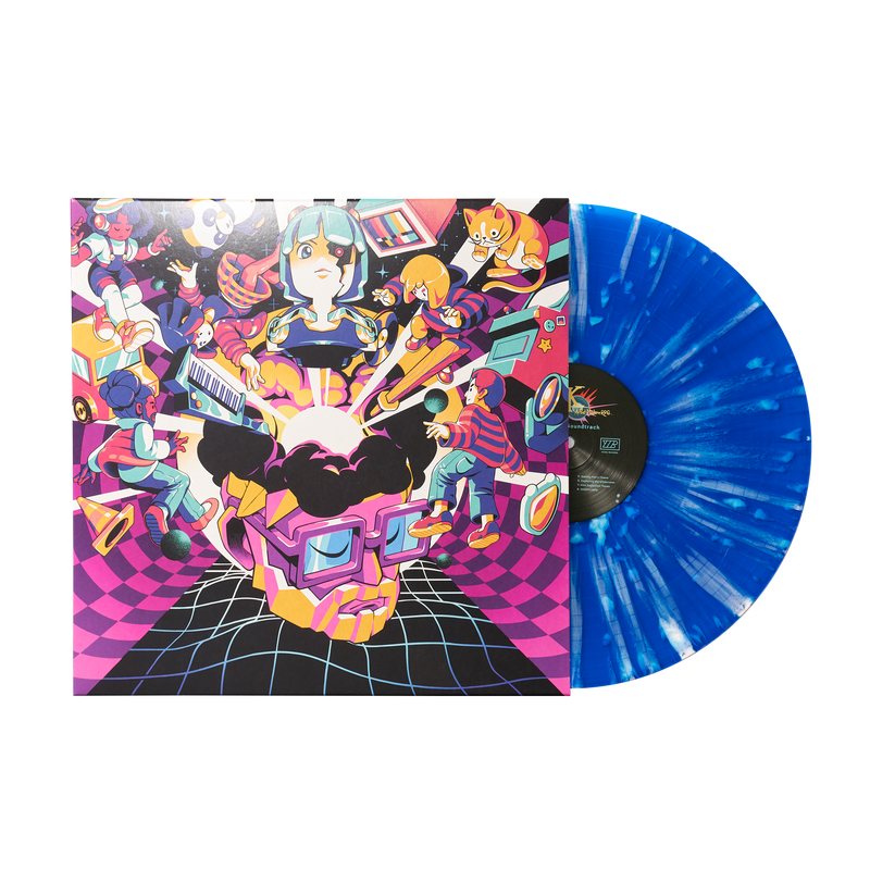 YIIK: A Postmodern RPG (Original Soundtrack) - Materia Exclusive Blue Splatter Variant (1xLP Vinyl Record)