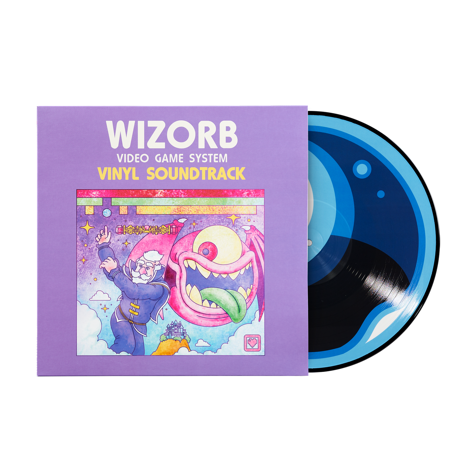 ●希少 LP WIZARD BORN ウィザード ボーン 激レア盤● Wizorb (Original Game Soundtrack) - Jean Chan (1xLP Vinyl Record)
